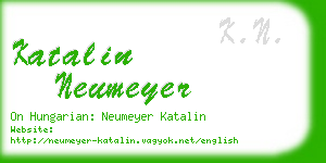 katalin neumeyer business card